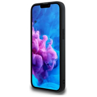 Guess PU 4G Peony case with MagSafe for iPhone 16e - black