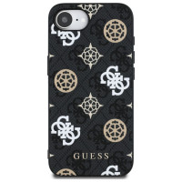 Guess PU 4G Peony case with MagSafe for iPhone 16e - black