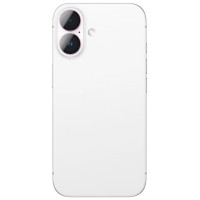 Amazingthing AR Aluminum 2 Lens Glass with Camera Lens Frame for iPhone 16 / 16 Plus - Pink