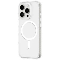 Amazingthing Titan Pro Mag Case with Magnetic Ring for iPhone 16 Pro - Transparent