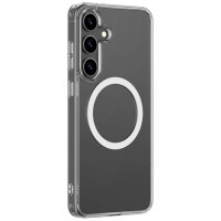 Amazingthing Minimal Mag Case with Magnetic Ring for Samsung Galaxy S25+ - Transparent