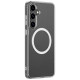 Amazingthing Minimal Mag Case with Magnetic Ring for Samsung Galaxy S25+ - Transparent