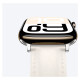 Amazingthing Class Band Leather Strap for Apple Watch 45 / 46 / 49 mm - Light Beige