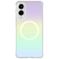 Amazingthing Minimal Mag Case with Magnetic Ring for Samsung Galaxy S25 Edge - Iridescent