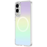 Amazingthing Minimal Mag Case with Magnetic Ring for Samsung Galaxy S25 Edge - Iridescent