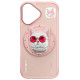 Nimmy Glasses Cool Cat MagSafe Case for iPhone 16 - Pink