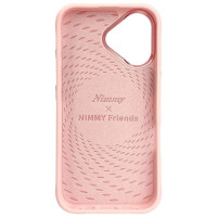 Nimmy Glasses Cool Cat MagSafe Case for iPhone 16 - Pink