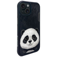 Nimmy Big Eyed Pet 2.0 Panda case for iPhone 15 - black