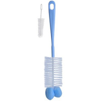 Babyono Birste ar šammmi pudelei +mini-birstīte knupim BabyOno 720/01 blue
