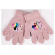 Yoclub Cimdiņi 5P HOLOGRAM 16 cm RED-0068 GIRL