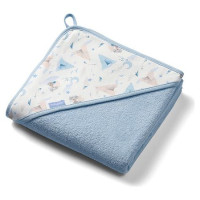 Babyono Frotē dvielis ar kapuci 100x100 cm BabyOno1552/02 blue