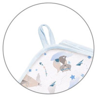 Babyono Frotē dvielis ar kapuci 100x100 cm BabyOno1552/02 blue