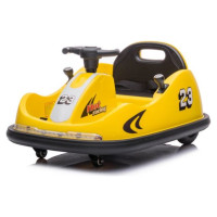 Lean Toys* Kartings ar akumulatoru un pulti GTS1166 yellow (9569)
