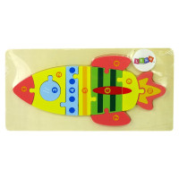 Lean Toys* Koka puzle RAKETE (91909)