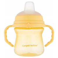 Canpol Babies Krūze ar silikona snīpi FirstCup 150 ml 56/614 yellow