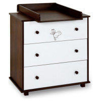 Klupś-Hen Kumode Safari GIRAFFE white-nut [A]
