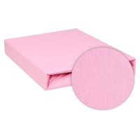 Miniania Palags jersī mitrumnecaurlaidīgs PINK 140x70 cm (9140)