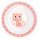 Canpol Babies Plastmasas bļoda CUTE ANIMALS 4/412 pink