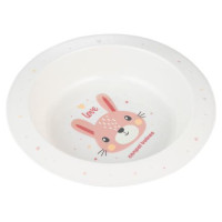 Canpol Babies Plastmasas bļoda CUTE ANIMALS 4/412 pink-2