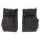 Zaffiro (Womar) Ratiņu cimdi-mufta WOOL Melange Graphite M-040 Womar