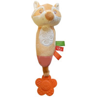 Bobobaby Rotaļlieta ar pīkstuli un zobu graužamo  FOX ZW-13 BoboBaby