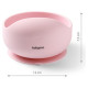 Babyono Silikona bļoda ar piesūcekni BabyOno 1481/02 pink