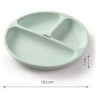 Babyono Silikona šķivis ar piesūcekni 1482/03 mint