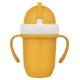 Canpol Babies Krūze ar salokāmo salmiņu MATTE PASTELS Canpol 56/522 yellow [A]
