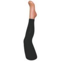 Yoclub Legingi kokvilnas bez zīmējuma 116/122 LE-03 BLACK-izpārdošana