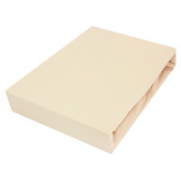 Miniania Palags jersī ar gumiju 140x70 cm LIGHT YELLOW (8397)