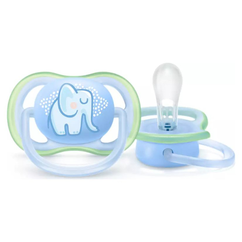 Philips Avent māneklītis Ultra Air Deco, blue elephant, 0-6M (1 gab), zēnu - SCF086/01