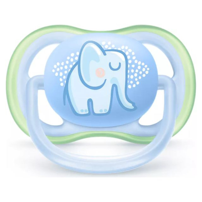 Philips Avent māneklītis Ultra Air Deco, blue elephant, 0-6M (1 gab), zēnu - SCF086/01