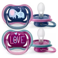 Philips Avent Ultra Air Deco māneklītis, 18M+, meitenēm (2 gab) - SCF349/22