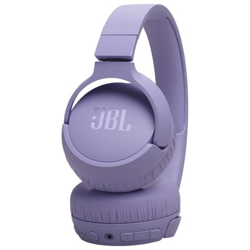 JBL on-ear bezvadu austiņas ar trok&scaron;ņu  slāpē&scaron;anu, violetas - JBLT670NCPUR