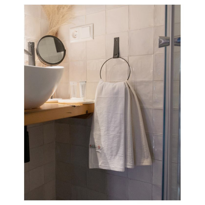 Lodger Swaddler Seersucker kokvilnas autiņ&scaron;, 70x70 cm, Steel - SWS 108