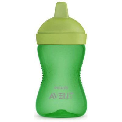 Philips Avent My Grippy mācību krūzīte ar cietu snīpi 300ml, 18M+, zaļa - SCF804/03