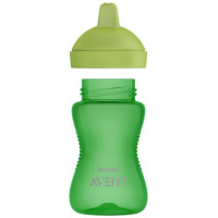 Philips Avent My Grippy mācību krūzīte ar cietu snīpi 300ml, 18M+, zaļa - SCF804/03