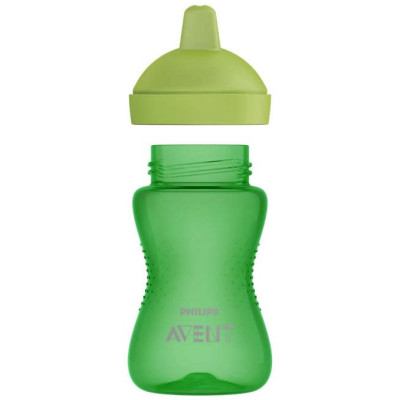 Philips Avent My Grippy mācību krūzīte ar cietu snīpi 300ml, 18M+, zaļa - SCF804/03