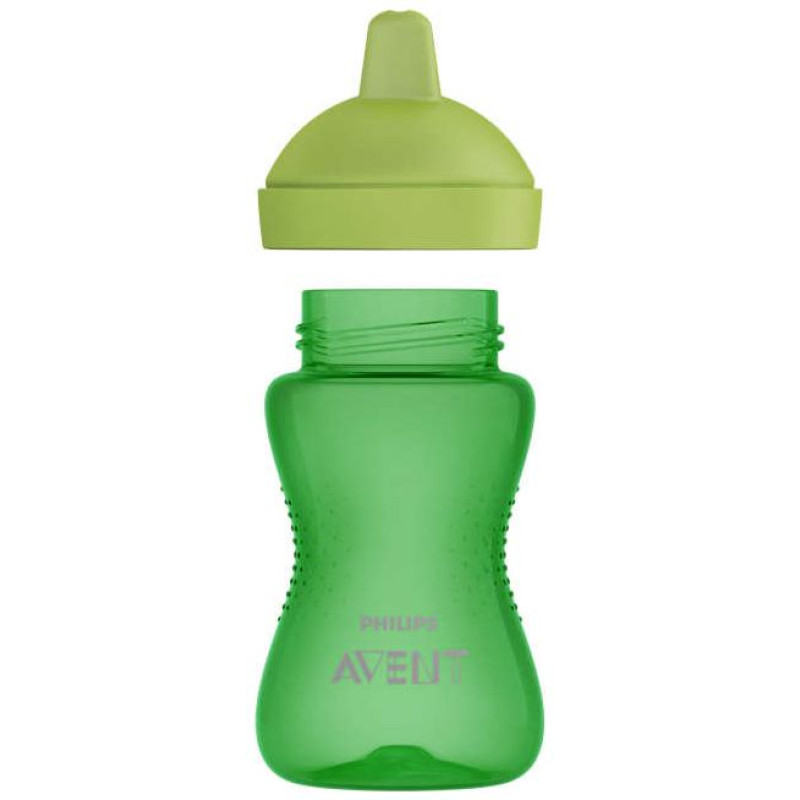 Philips Avent My Grippy mācību krūzīte ar cietu snīpi 300ml, 18M+, zaļa - SCF804/03