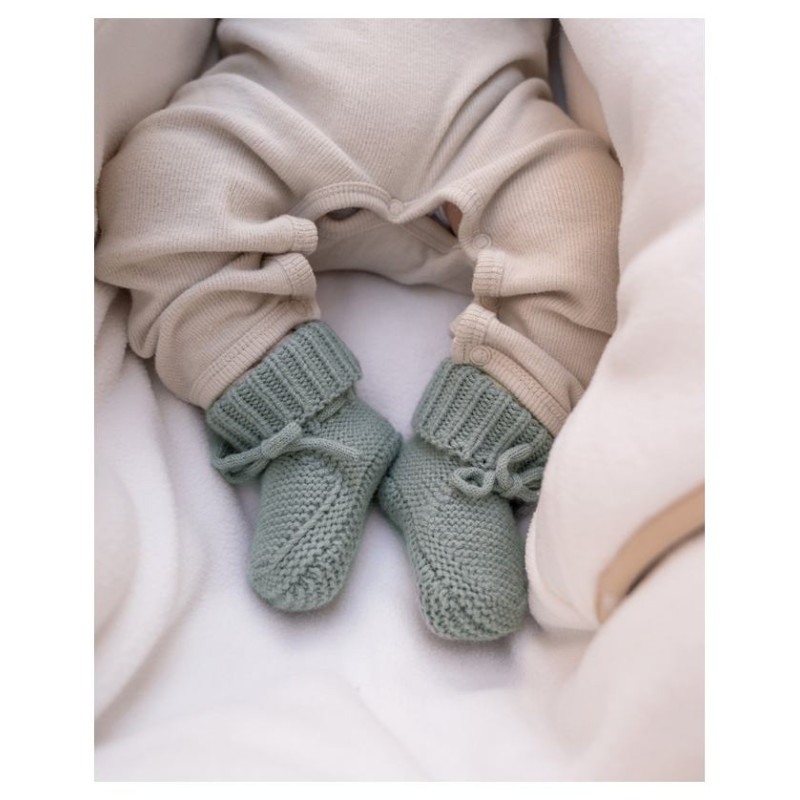 Lodger Slipper Folklore merino vilnas čībiņas, Silk, 0-6m - SLM 109_0-6