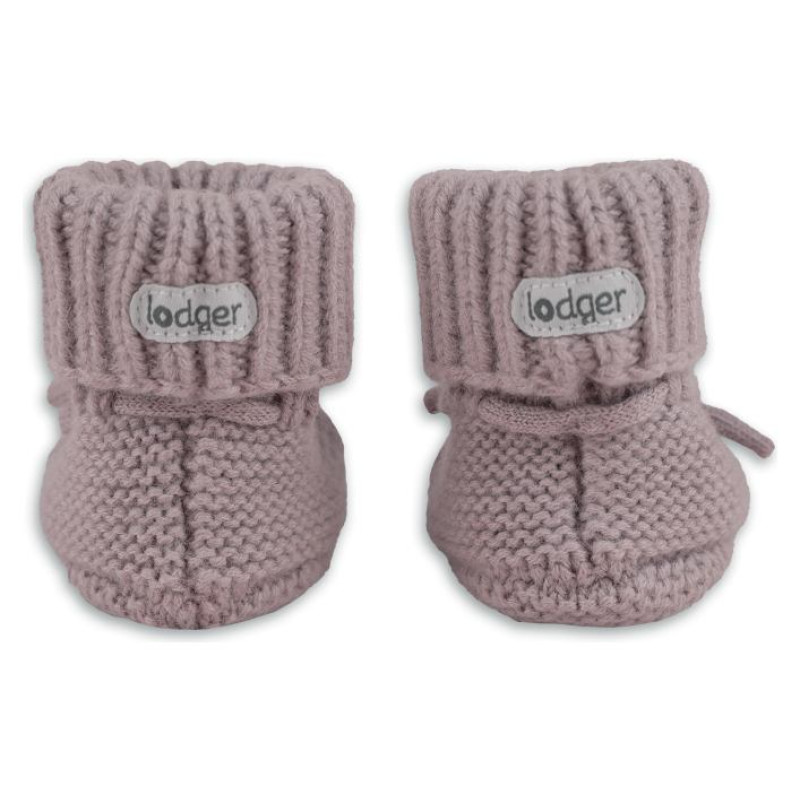 Lodger Slipper Merino vilnas čībiņas, Rose, 0-6m - SLM 107_0-6