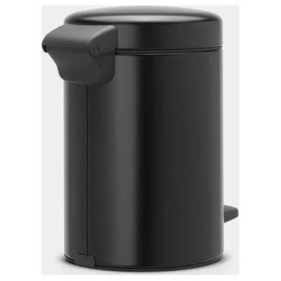 Brabantia atkritumu tvertne ar pedāli NewIcon, 3 l, Matt Black - 113321