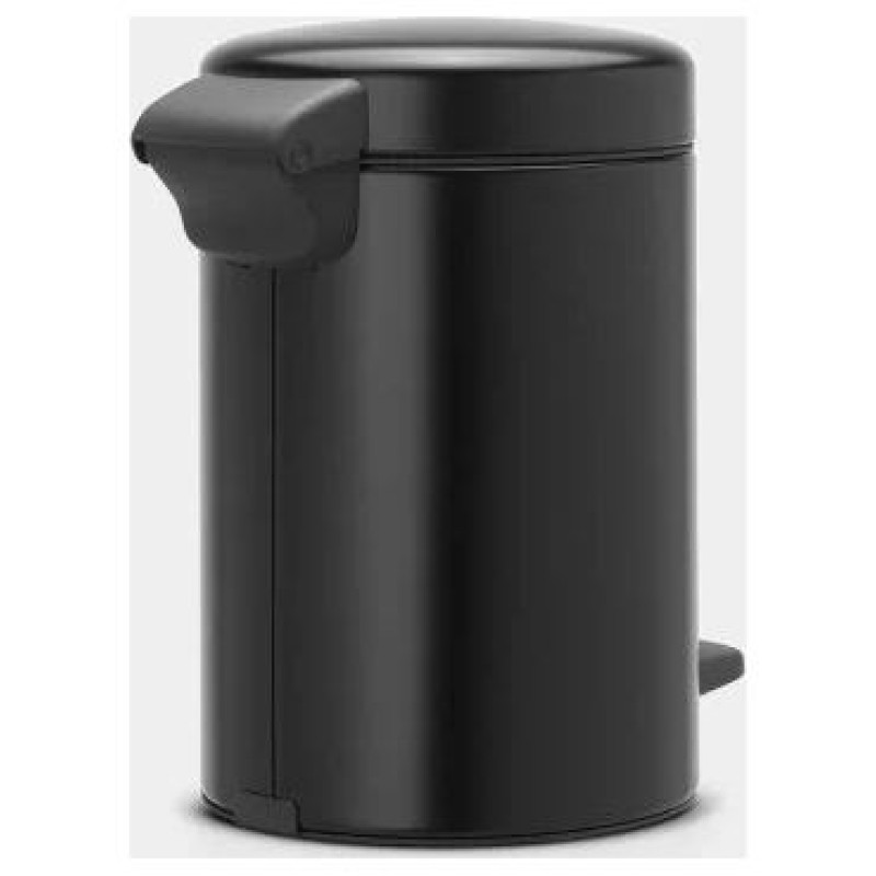 Brabantia atkritumu tvertne ar pedāli NewIcon, 3 l, Matt Black - 113321