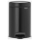 Brabantia atkritumu tvertne ar pedāli NewIcon, 3 l, Matt Black - 113321