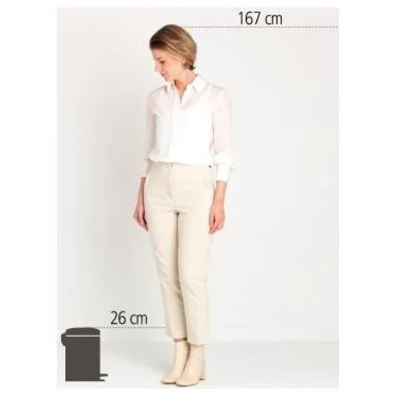 Brabantia atkritumu tvertne ar pedāli NewIcon, 3 l, Matt Black - 113321