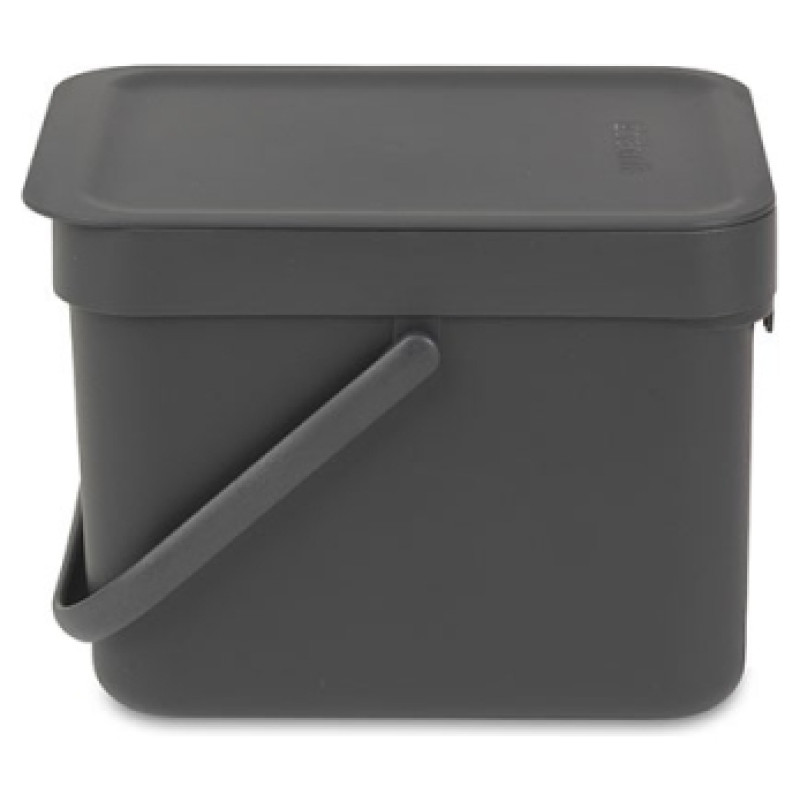 Brabantia atkritumu tvertne Sort & Go, 6 l, grey - 109720