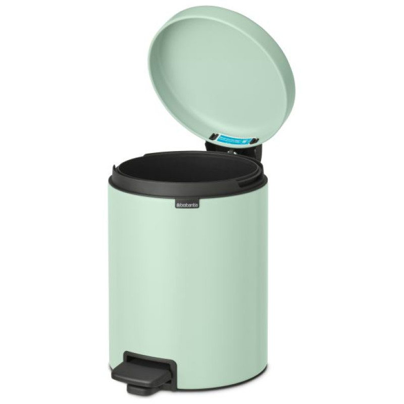 Brabantia atkritumu tvertne ar pedāli NewIcon, 5L, Jade Green - 233883