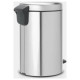 Brabantia atkritumu tvertne ar pedāli NewIcon, 12L, Matt Steel Fringerprint Proof - 112041