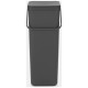 Brabantia atkritumu tvertne Sort&Go, 40 l, Grey - 251047