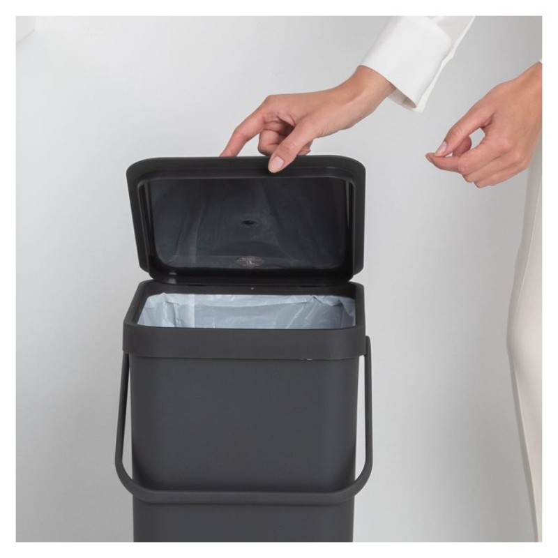 Brabantia atkritumu tvertne Sort&Go, 40 l, Grey - 251047